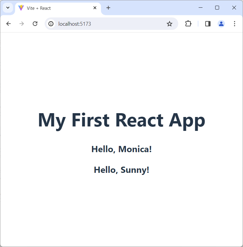 React app with multiple instances of reusable components